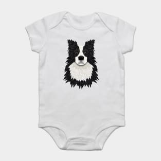 Border Collie Baby Bodysuit